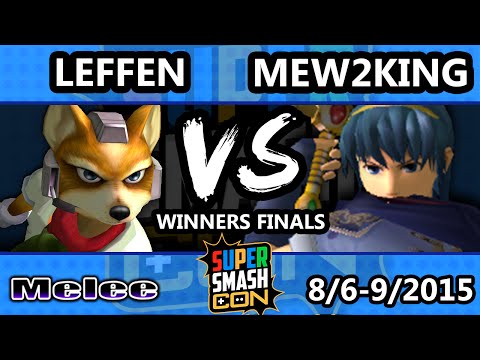 Super Smash Con - Mew2King (Marth) Vs. Leffen (Fox) - Winners Finals