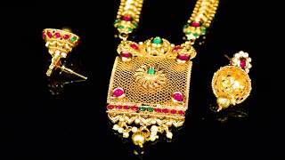 360° Video For Gold Necklace