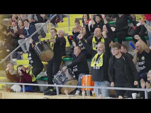 A QHB-Eger–Csépe Salgótarjáni SKC bajnoki mérkőzés hangulata