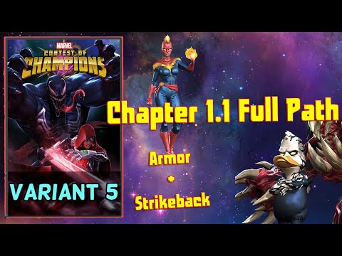 Variant 5  - 1.1 Armor + Strikeback Full Path w/ Captain Marvel Boss take-downs