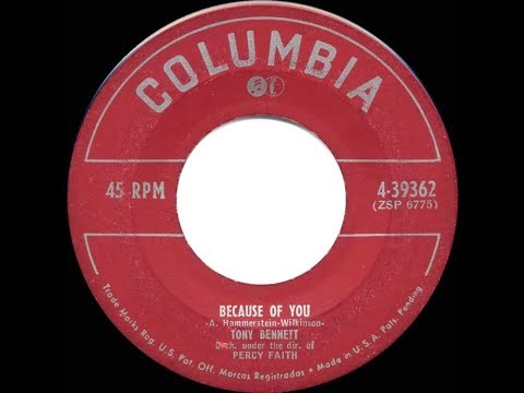 1951 HITS ARCHIVE: Because Of You - Tony Bennett (a #1 record)