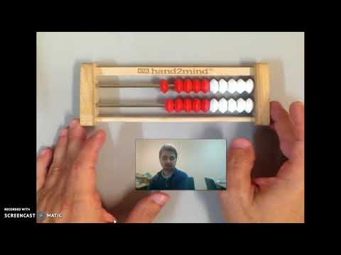 Number 4 - Different Places (rekenrek, cubes, fingers)