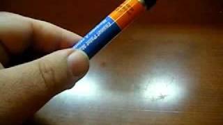 Atari 2600 painting new border stripe during refurbing