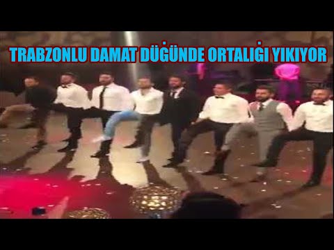 Trabzonlu Damat Düğünde Ortalığı Yıkıyor