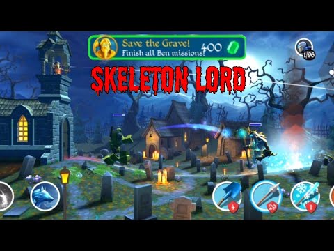 Defeating Skeleton Lord Final Boss Night - Tiny Archers | gamos