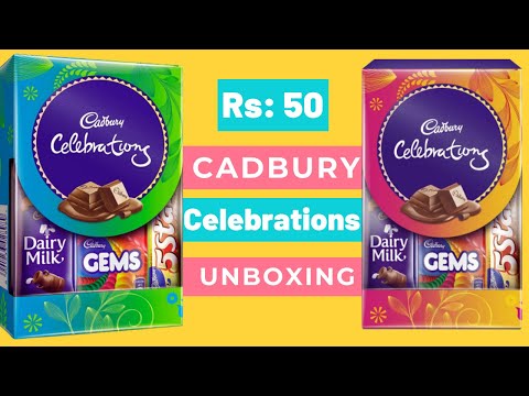 Cadbury Celebrations rs. 50 chocolates unboxing || Delicious chocolates || Best Birthday gift 2022