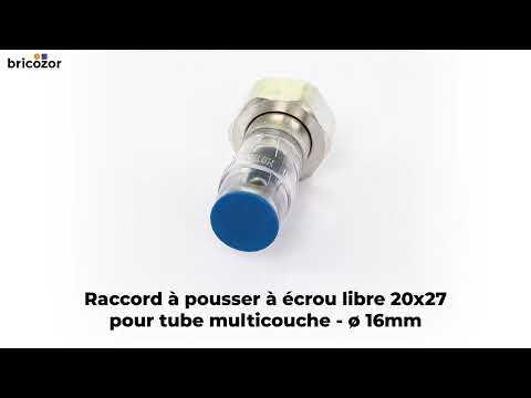 Raccords à pousser à écrou libre pour tubes Multicouches MULTITUBO