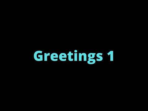 (3) Greetings 1 | Samoan