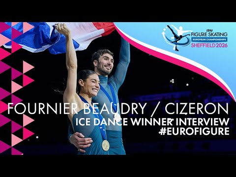 Golden Debut! | Fournier Beaudry / Cizeron (FRA) | Ice Dance Winner Interview | #EuroFigure 2026