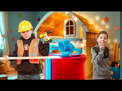 🪚Surprise for my LITTLE brother, homemade!!!!