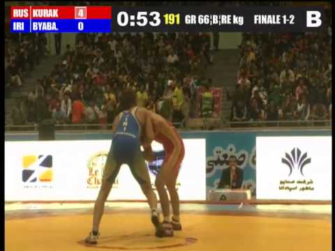 Finale GR 66 Kg (RUS) KURAK Adam vs (IRI) BYABANGARD Afshin Nemat