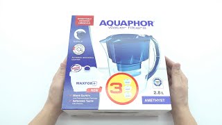 AQUAPHOR Amethyst MAXFOR+ Water Filter Unboxing 4K