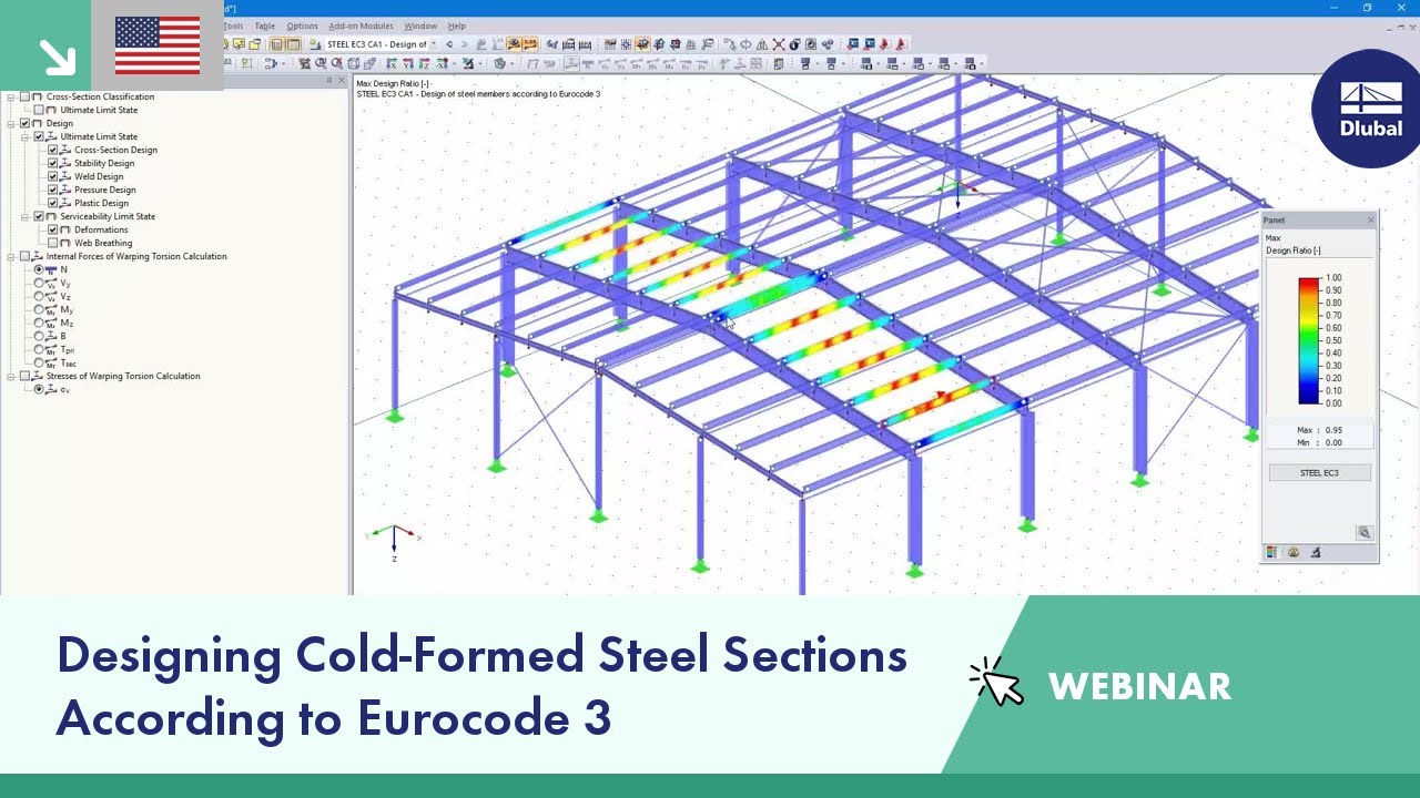 Designing Cold-Formed Steel Sections According to Eurocode 3