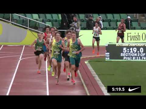 Boys Championship 3000m Section 3 - Nike Outdoor Nationals 2025 [Full Race Replay]