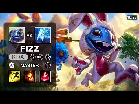 Fizz vs Anivia Mid - KR Master Patch 10.23