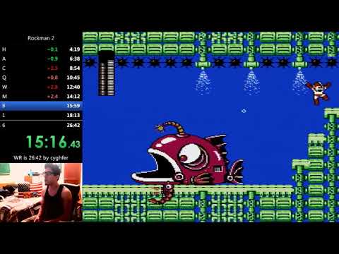 #09 - Rockman 2 - Cyghfer's road from 26:42 (Former WR) to 26:41 (New WR)