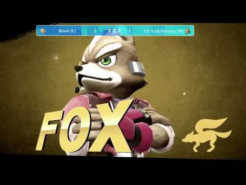 SOS6 Grand Finals - Horse (Zero Suit Samus/Ness) vs CE SAK|Stroder (Fox/Cloud/Greninja)