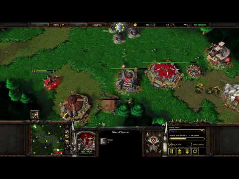 Warcraft 3 Reforged human vs orc tower rush (W3Champions Bronze League)