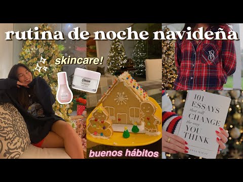 RUTINA DE NOCHE PRODUCTIVA Y SALUDABLE *skincare, hábitos, amor propio*