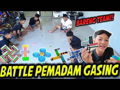 VIRAL GAS EXTINGUISHER!!! DIMAS CHALLENGES TEAM TO MAKE GAS AND BATTLE, WHO WILL WIN?