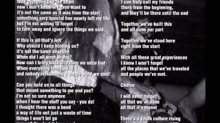 Ryker's what we once said (with lyrics)