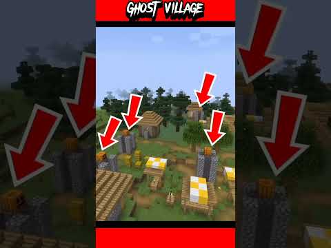 Exploring Ghost Village in Minecraft