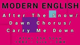 MODERN ENGLISH-After The Snow/Dawn Chorus/Carry Me Down (vinyl)