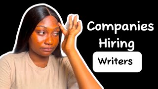 I found 6 international companies that hire African writers!