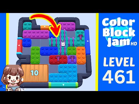 Color Block Jam Level 461 Solution Walkthrough
