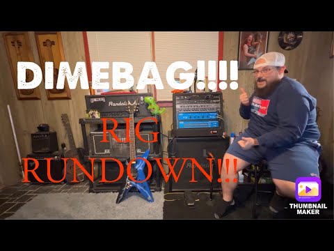 DIMEBAG RIG RUNDOWN!!!! #dimebag #pantera #rigrundown #groovemetal #dean #gear #gradychampion