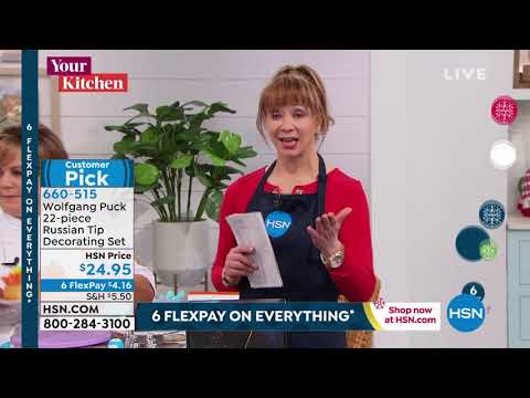 HSN | Your Kitchen Holiday Party with Wolfgang Puck & Shannon Smith 10.26.2019 - 10 PM