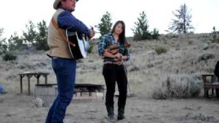 Wagon Wheel performed by Johnny Lucas and Victoria Trump