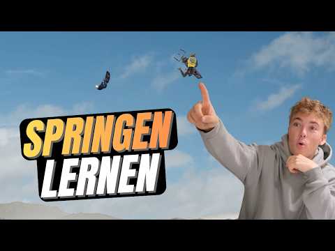 So kann jeder Springen lernen // Kitesurfing Basic Jump Tutorial