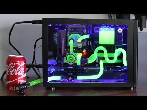 NCASE M1 - Super Compact Water Cooled Mini-ITX Gaming PC with CRAZY tubes - BIOHAZARD