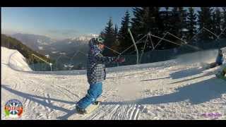 preview picture of video 'LEZIONI di SNOWBOARD a TARVISIO'