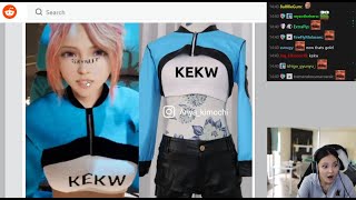 CodeMiko shows my reddit post on her stream.