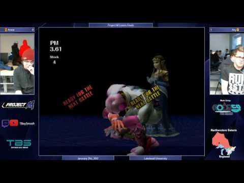 Airy (Zelda) Vs. Amne (Falcon) - Project M Losers Finals