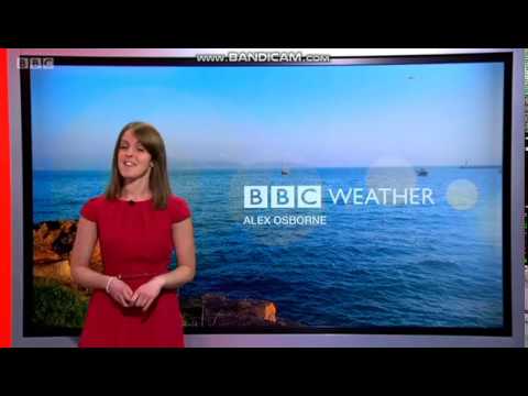 Alex Osbourne BBC Spotlight lunchtime weather October 10th 2018