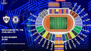 Qarabağ Çelsi UCL| Bilet almaq qaydası | @iTicketAZ