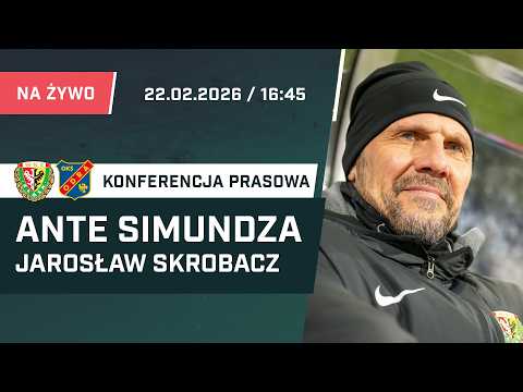 Ante Simundza i Jarosław Skrobacz po meczu Śląsk Wrocław - Odra Opole (konferencja prasowa)