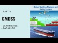 GMDSS Part 6 Certificates Radio Log