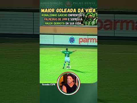 RONALDINHO GAÚCHO NÃO ESQUECE DO PALMEIRAS