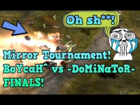 Mirror Tournament FINALS BoYcaH vs DoMiNaToR! CNC: Generals ZERO HOUR