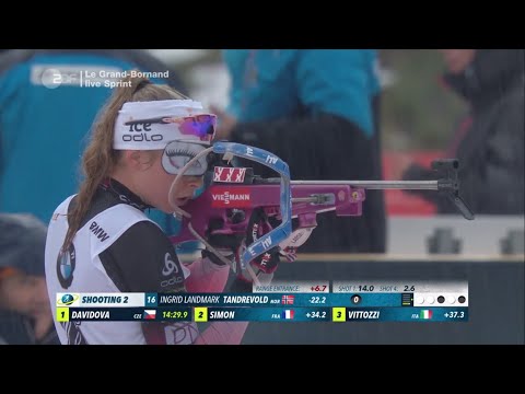 Biathlon WC Le Grand Bornand 20.12.2019 - Women's 7.5 km Sprint (German)