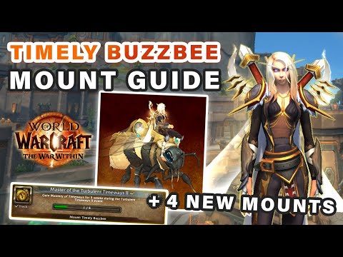 How to get Timely Buzzbee Mount | Master of Turbulent Timeways 2 ► WOW: The War Within