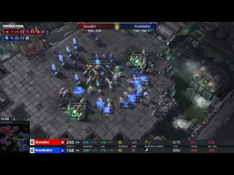 Starcraft 2 - RuleMeBot vs SnowBot