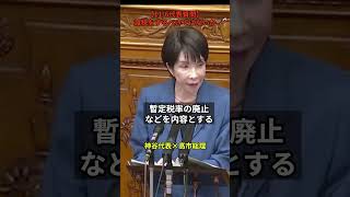 高市総理の減税についての考え！ #参政党 #高市早苗 #国会 #神谷宗幣