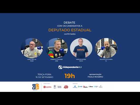 DEBATE COM CANDIDATOS A DEPUTADO ESTADUAL DO VALE DO TAQUARI - ELEIÇÕES 2026