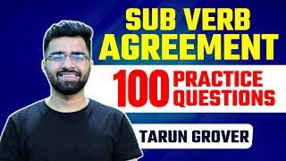 Sub - Verb Agreement 100 Practice Questions  For C