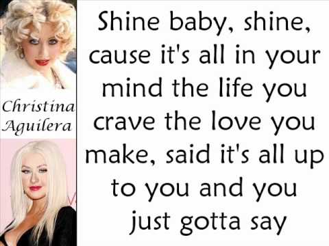 Christina Aguilera - Hello (Lyrics On Screen)